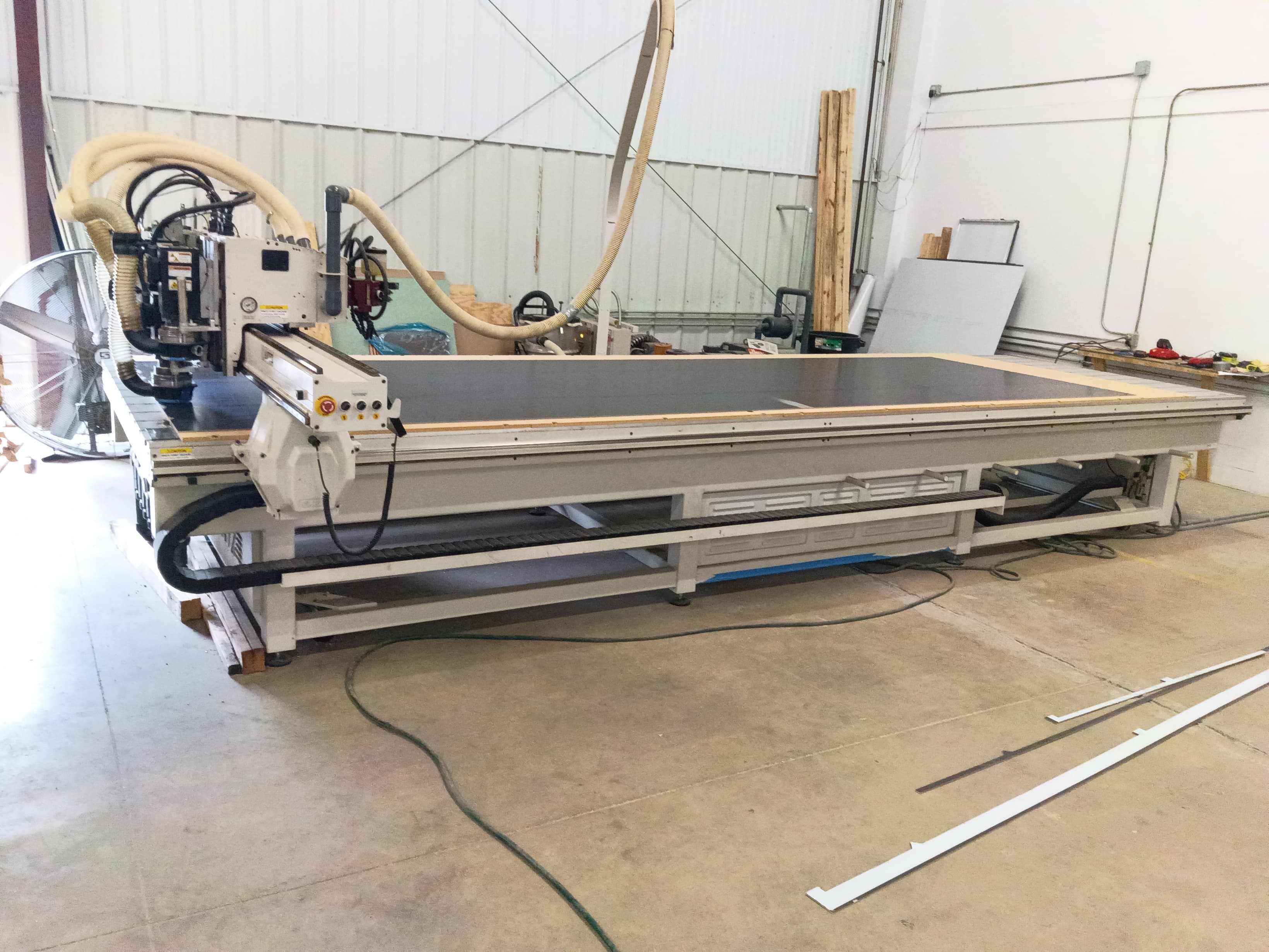 AXYZ CNC machine used for ACM fabrication at Kansas Architectural Metals