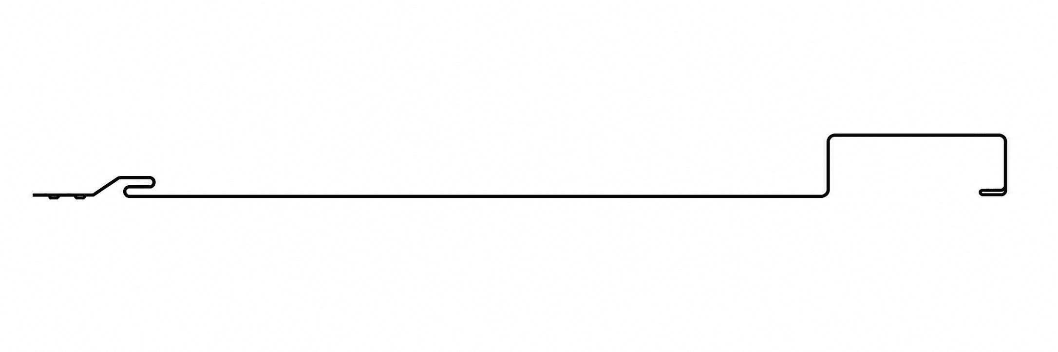 BB7-750P board and batten panel profile
