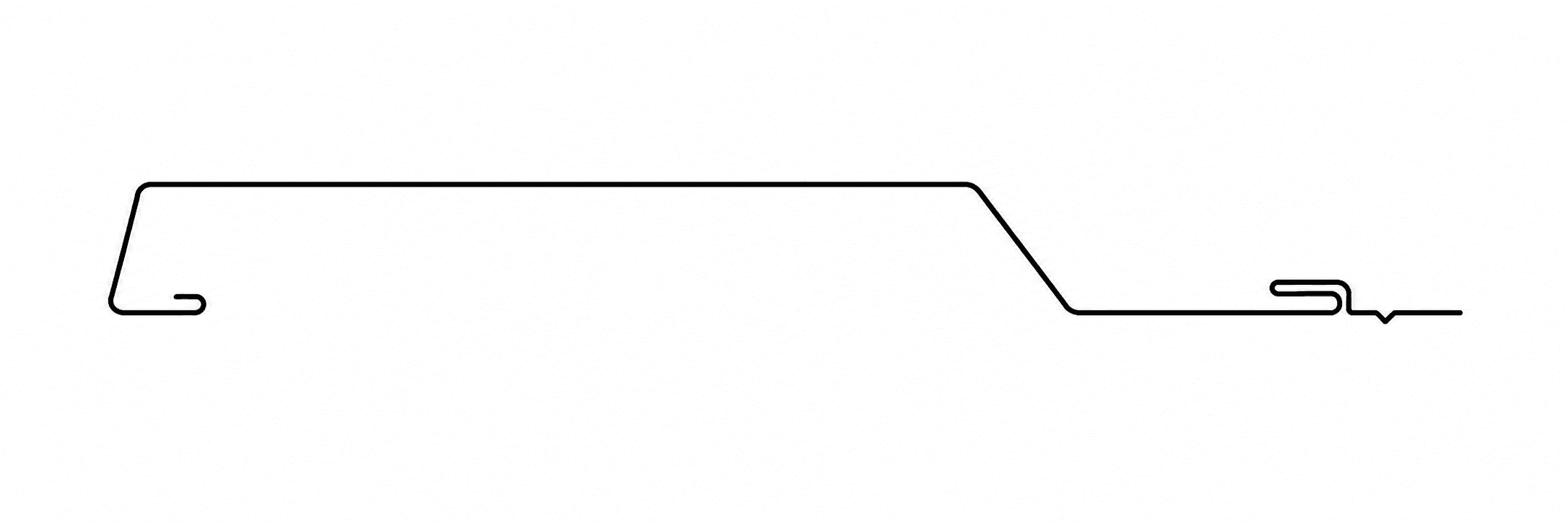 WAV-12-1F wall and soffit panel profile