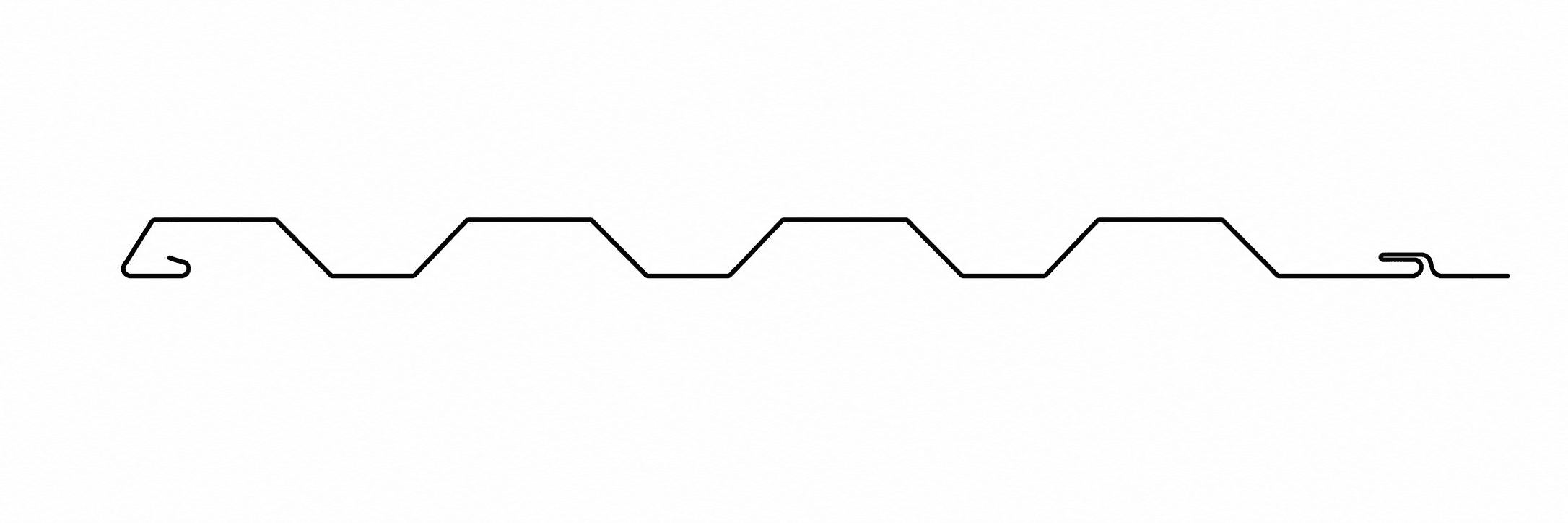 WAV-16-4F wall and soffit panel profile